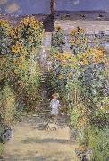 Claude Monet, The Artist-s Garden at Veheuil